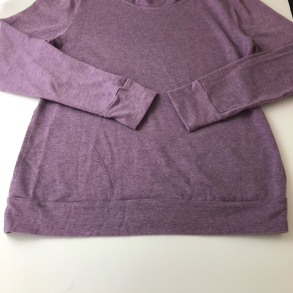 Lucy Sweatshirt Womens L Hoodie Pullover Lavender Long Sleeve Athletic P… - Picture 10 of 11